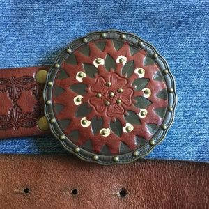 Women's Fossil Bohemian Style Leather Belt